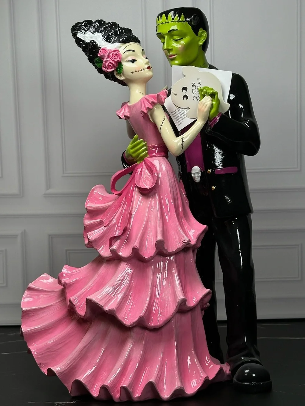 Goblin & Ghoul Dancing Frankenstein And Beautiful Bride